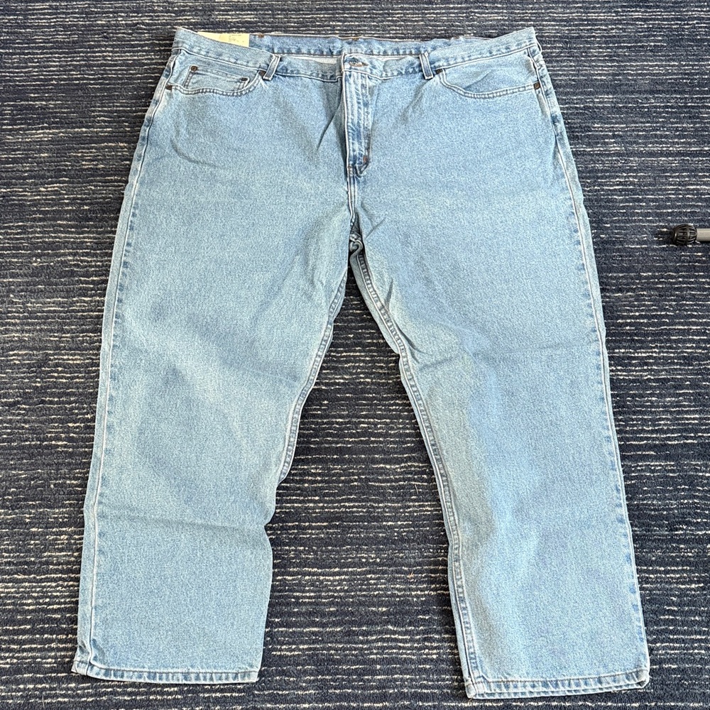 Faded Glory Men's Relaxed Fit Jeans in Light Blue